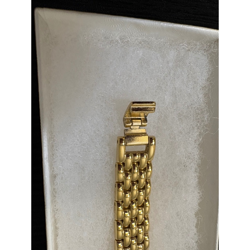 Fiori Finessa Womens Gold Tone Watch Black Dial Swiss Movt 32331 - Picture 3 of 13
